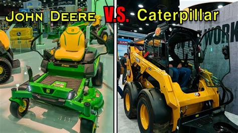 john deere vs cat mini excavator|caterpillar vs deere.